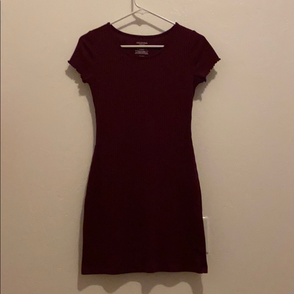 Maroon Mini Dress